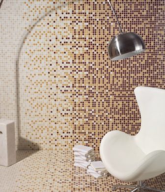 Wall mosaic tiles Degradado Marron