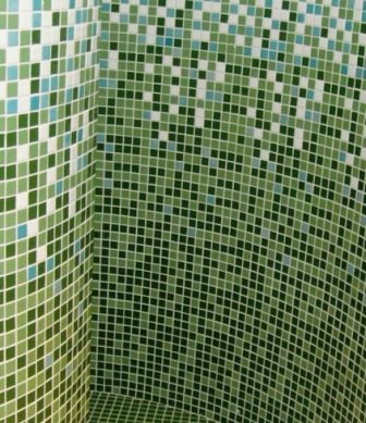 Wall mosaic tiles Degradado Verde