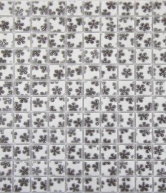 Mosavit mosaic Dreams Flor Gris