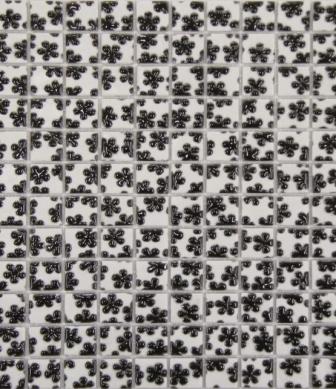 Mosavit mosaic Dreams Flor Negro