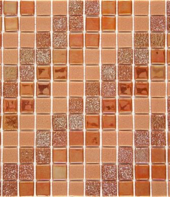 Mosavit mosaic tiles Vintage Rock Diagonal Bronces