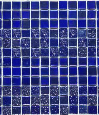 Mosavit mosaic tiles Vintage Rock Rayas Cobalto