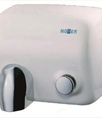 Hand dryer with push button 01100.18.W