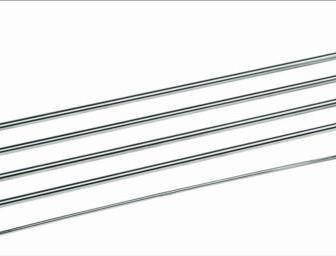 Towel shelf with bar, stainless steel 09036.B