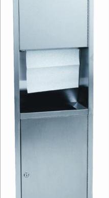 Paper towel dispenser and bin 12020.S