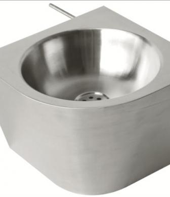 Inox corner prison washbasin 360x360 13036.PL.S