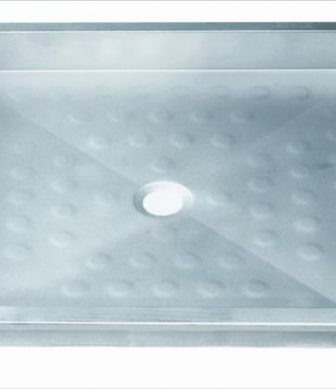 Stainless steel shower tray 700x700 13054