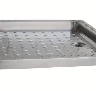 Inox shower trays 700x700 13054.P