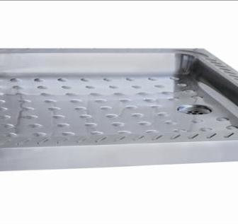 Stainless steel prison shower trays 13054.PR