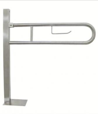 Stainless steel shower bar satin 15064.S