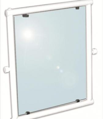 Reclining mirror for disabled 62x52cm 16828