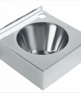 Inox squared washbasin