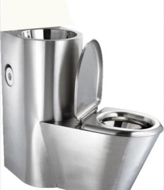 Inox WC with basin 13123.R