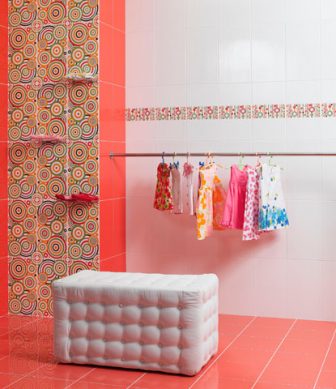 Bathroom tiles Pavigres Spring Laranja