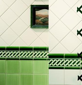 Ceramic tiles 15x15 Green