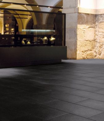 Porcelain floor tiles Revigres Lunar Grafite