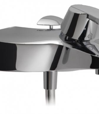 Arqua bath shower mixer without hand shower