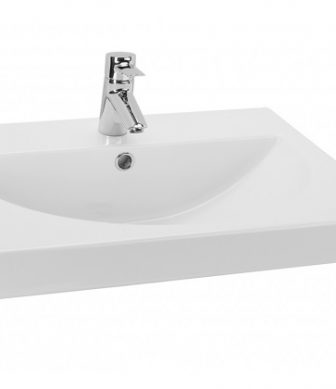 City semi recessed basin 80