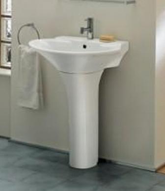 Jade wash basin 68 cm w fixing kit