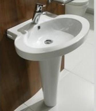 Nau wash basin 66 cm w fixing kit