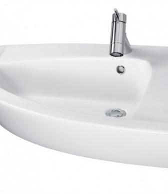 Newday left wash basin 70 cm w fixing kit