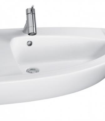 Newday right wash basin 70 cm w fixing kit