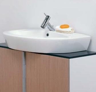 Newday wash basin 80 cm w fixing kit