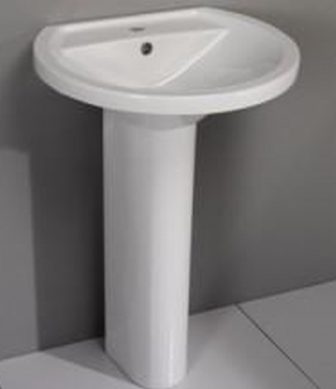 Reflex wash basin 60 cm w fixing kit