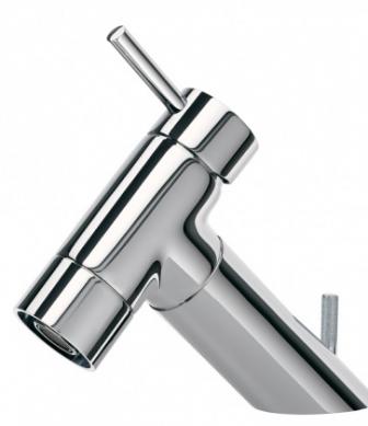 Serie t basin mixer w pop up waste