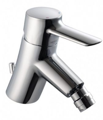 Torus bidet mixer w pop up waste