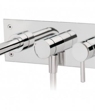 Tube wall mounted mixer f bath without hand shower