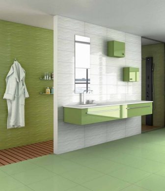 Bathroom tiles TAU Intense White