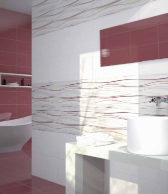 Bathroom tiles TAU Kala White