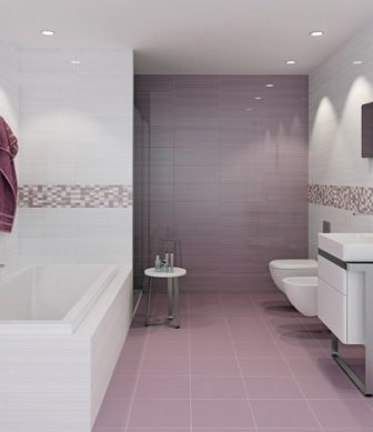Undefasa bathroom tiles violet