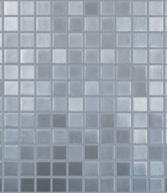 Vidrepur mosaic Aluminio 25x25