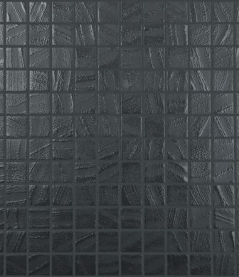 Vidrepur mosaic Negro Agua 12x12