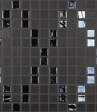 Vidrepur mosaic Negro Trento 25X25