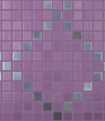 Vidrepur mosaic Malva Rombo 25X25