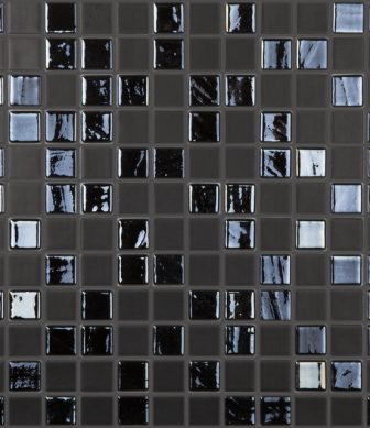 Vidrepur mosaic Negro Mezcla 25X25