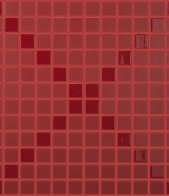 Vidrepur mosaic Rojo Trento 25X25