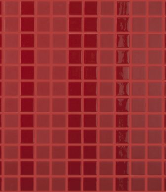 Vidrepur mosaic Rojo Cortina 25X25