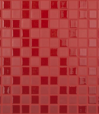 Vidrepur mosaic Rojo Mezcla 25X25