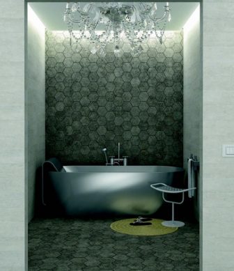 Bathroom tiles Vives Bunker-R Blanco