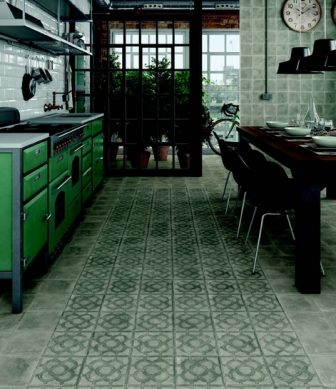 Floor decorative tiles Vives Acorn Cemento