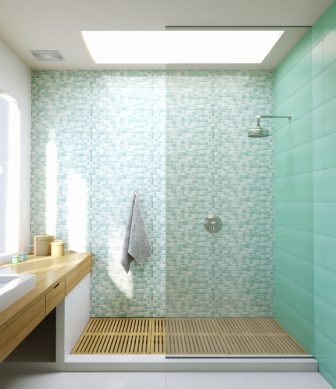 Bathroom tiles Zirconio Air Green
