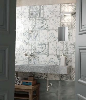 Bathroom tiles Zirconio Antique Grey
